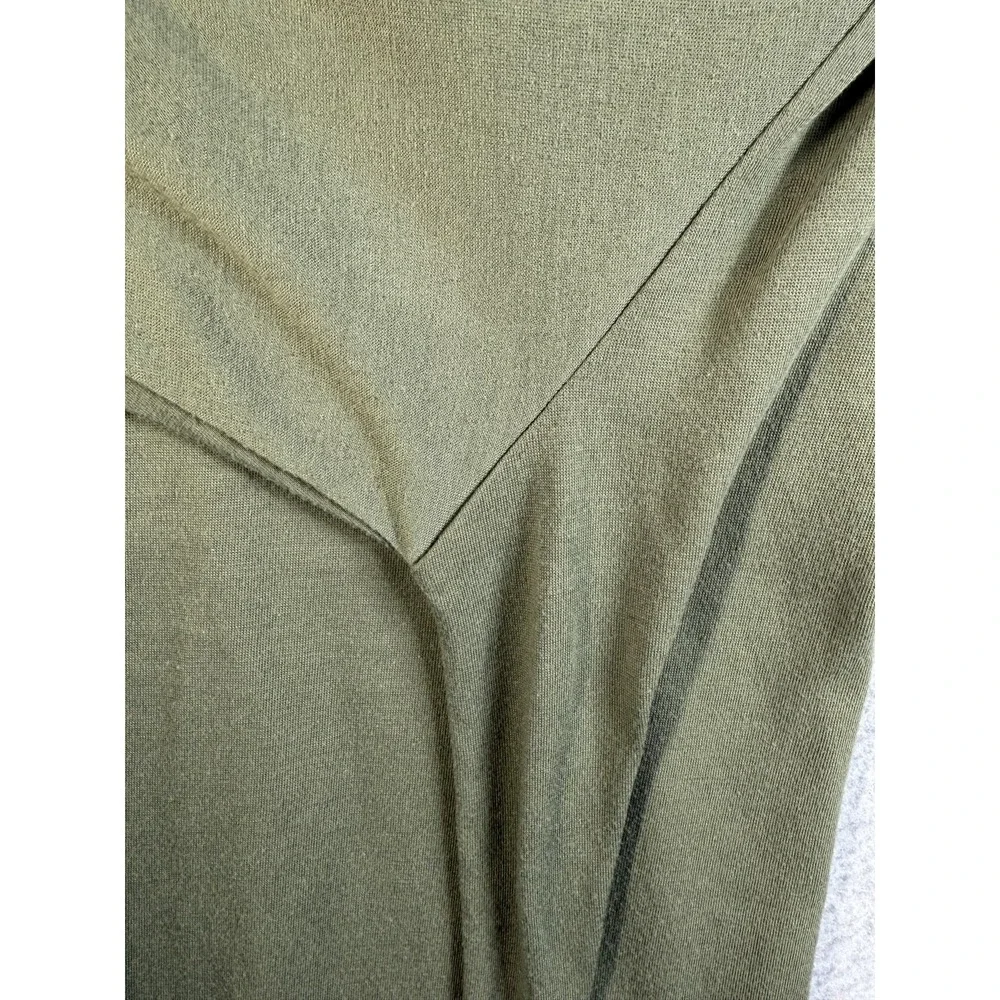 The North Face Shirt Mens XL Green Long Sleeve Crewneck Logo Tee Top Casual